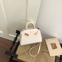 Sac carré mini haut de gamme avec boucle, sac à main rétro élégant pour femme, idéal pour les trajets quotidiens