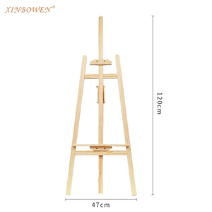 Xin Bowen 175 cm Caballete de madera Soporte Caballete de piso Altura ajustable Caballete de artista para exhibición de pintura - Product Image 5