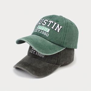 Gorra de Béisbol de Diseño para Hombre, Lavada, de 6 Paneles, con Logotipo Bordado en 3D, Gorra Vintage, Gorra Deportiva - Product Image 1