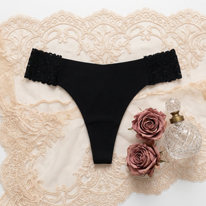 Tangas sin Costuras para Mujer, Color Sólido, Suaves y Elásticas, de Talle Bajo, Ropa Interior Transpirable, Lencería Deportiva para Dama, Venta al Por Mayor - Product Image 2