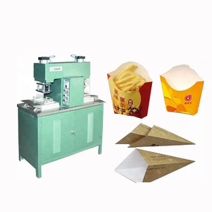 Máquina Semiautomática de Doble Estación para Fabricar Cajas de Almuerzo de Papel y Conos de Crepé de Papel - Product Image 4