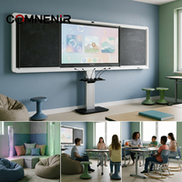 Интерактивная электронная доска с сенсорным дисплеем OEM 4K, 75/86 дюймов, для школьных классов