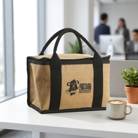 Großhandel Maßgefertigte Bedruckte Vlies-Baumwoll- & Aluminiumfolie-Kühltasche mit Griff, Große Kapazität, Langlebig für Lebensmittelverpackungen