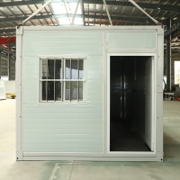 Maison préfabriquée portable mini prête à l'emploi, conteneur pliable imperméable, maison mobile pour bureau, hôtel, centre commercial, design moderne