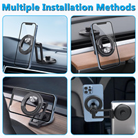 Offre Spéciale nouveau support de Navigation de téléphone de voiture magnétique Magsafe tableau de bord transfrontalier support magnétique adhésif chargeur en métal Stable