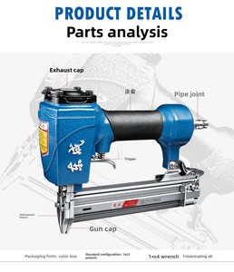 Dongcheng khí nén STAPLE nailer Súng không khí chất lượng cao nhanh chóng và hiệu quả công nghiệp đóng đinh công cụ - Product Image 2