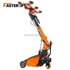Équipement de levage de verre électrique, chariot à vide utilisé pour la pose de carreaux de marbre, machine avec conception télescopique, vitriers - Product Image 3