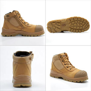 Botas de trabajo resistentes al desgaste para obras de construcción, ropa de trabajo, zapatos deportivos impermeables y antideslizantes para senderismo para hombres - Product Image 6