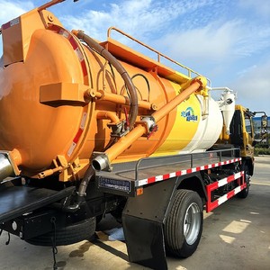 New Dongfeng Suction Sewerage Septic Tank 4X2 6CBM Sewer Cleaning Vacuum Sewage Suction Truck for Sale - Product Image 6