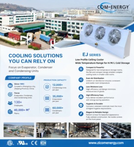 Evaporador Compacto COM-ENERGY <span class=keywords><strong>EJ</strong></span> para Refrigeración Comercial, Cuarto Frío, Flujo de Aire Uniforme, Eficiente Energéticamente, Duradero - Product Image 5