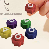 Offre Spéciale coréen Folk jeu ensembles dés fête jeu accessoires carré cercle Triangle famille pierre attraper jeu 5 pièces ensemble