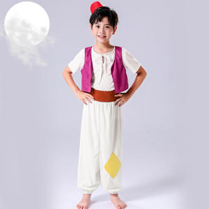 <span class=keywords><strong>Anime</strong></span> <span class=keywords><strong>Aladdin</strong></span> Halloween niños Cosplay disfraz Las Noches Árabes Cosplay disfraz para hombres <span class=keywords><strong>Aladdin</strong></span> disfraces conjunto completo - Product Image 1