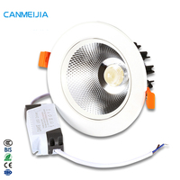 Spot LED encastré COB 5W 10W 15W pour éclairage intérieur domestique, projecteur LED, spot