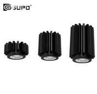 GUPO CE CB TUV Certificate Double Heads Rectangular GU10/M11 Lampe CREE chip CRI 97Ra Old Brass Gold LED Hotel Spot light 2*7W