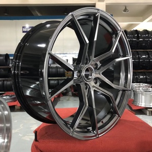 ล้ออะลูมิเนียมสีดำเงา Pengzhen น้ำหนักเบา 5x114.3 5x112 แบบหลายก้าน สำหรับรถแข่ง - Product Image 3