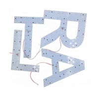Module LED SMD 5730 12V pour enseignes publicitaires, chiffres, lettres, lettres majuscules, alphabet LED RGB, modules LED