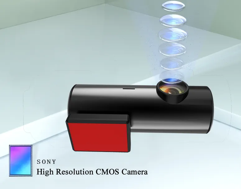 AI ADAS 4K DashCam anteriore e posteriore con APP per la visione notturna GPS controllo videoregistratore auto nascosta WiFi