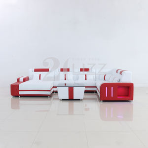 Canapé Sectionnel Meuble de salon <span class=keywords><strong>LED</strong></span> meubles canapé en forme de U - Product Image 2