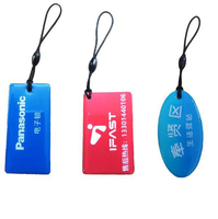 Kunden spezifisches Logo QR-Code 13,56 MHz RFID Programmier bares Epoxy NFC Pet ID Halsband anhänger Wasserdichter Instant Transfer Dog Id Gepäck anhänger
