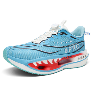 <span class=keywords><strong>Zapatillas</strong></span> Deportivas de Running con Placa de Carbono de Alto Rendimiento, Tejidas, con Cordones de Ajuste, Amortiguación y Entresuela de Dientes de Tiburón para Hombre y Mujer - Product Image 1