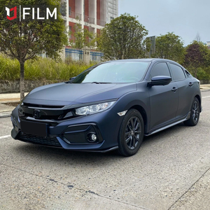 Niedriger Preis Ganzkörper-Auto verpackung <span class=keywords><strong>Vinyl</strong></span> Mattschwarz Blau Selbst klebende hochwertige Auto verpackung <span class=keywords><strong>Vinyl</strong></span> rolle - Product Image 2