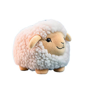 Greenmart Porte-clés Mouton de Pâques unisexe GRS Polyester Recyclé GOTS Jouet Doux PP Coton Rempli Animal en Peluche Cadeau pour Enfants - Product Image 1