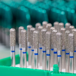 卸売ロシアダイヤモンド炎ネイルドリルビットマニキュアロータリーバリキューティクルクリーンカスタム7個ステンレス鋼ネイルキューティクルビット - Product Image 1