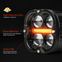 Phares Antibrouillard Auxiliaires Externes à LED Nouveaux 2026 pour Moto, Feux de Route et de Croisement