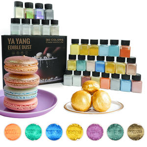 Polvere Commestibile Luccicante Rosa Oro all'Ingrosso, Glitter Commestibile, Polvere Perlata Scintillante per Decorazione di Torte, Bevande e Creme - Product Image 5