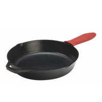 Soporte de silicona para sartenes y sartenes de hierro fundido, funda de mango suave resistente al calor, libre de BPA, duradero