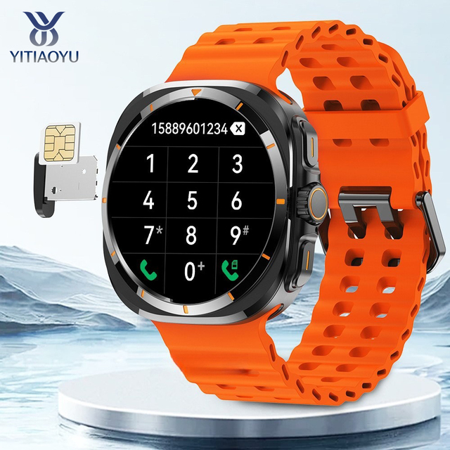 New YTY BW8 Android Smartwatch 1.51" IPS Display IP65 Waterproof Wireless Charger Silica Gel Band AI Health FitCloudPro Wrist