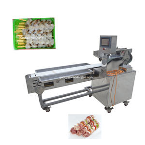 Appareil à brochettes de viande Kebab automatique, <span class=keywords><strong>brochette</strong></span> à crevettes, doseur de bâtons en bambou - Product Image 1