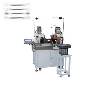 Máquina de inserción de cubierta de aislamiento de Pvc, cortador de alambre de doble cabezal automático personalizado - Product Image 5