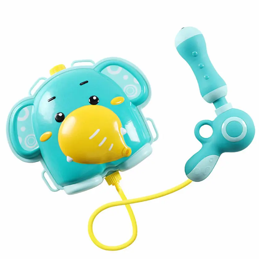 Kids Favor Cute Cartoon Elephant Duck Summer Hot Toy Water Gun With Backpacks