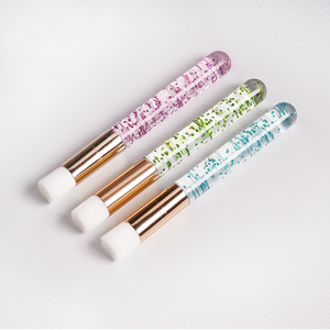 Pincel Aplicador de Cristal Multicolor para Limpieza de Extensiones de Pestañas, Herramienta para Salón de Belleza - Product Image 1
