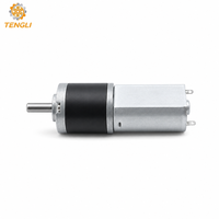 Moteur à engrenages planétaires DC Tengli GMP22-180 22 mm 12V 24V à couple élevé pour rideaux intelligents, serrures intelligentes, automatisation domestique