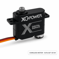 Nouveauté 2026 XQ-POWER S1009D Servo numérique micro sans noyau 9g 3KG 0.07s Étanche Boîtier tout métal Avion RC 7.4V