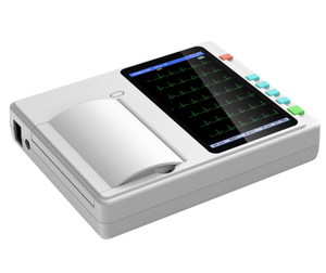 12 Lood <span class=keywords><strong>Ecg</strong></span> <span class=keywords><strong>Machine</strong></span> 7 Inch Kleur Touchscreen <span class=keywords><strong>Ecg</strong></span> Te Koop - Product Image 1