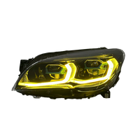 SJC Auto Phares LED complets de haute qualité à double couleur DRL, mise à niveau au style G12 pour BMW F01 F02 730i 740i 735i 2013-2015