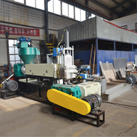PP PE HDPE LDPE LLDPE Machine de pelletisation de recyclage du plastique à double étape Nouvelle condition Conception à vis unique pour la fabrication de granulés