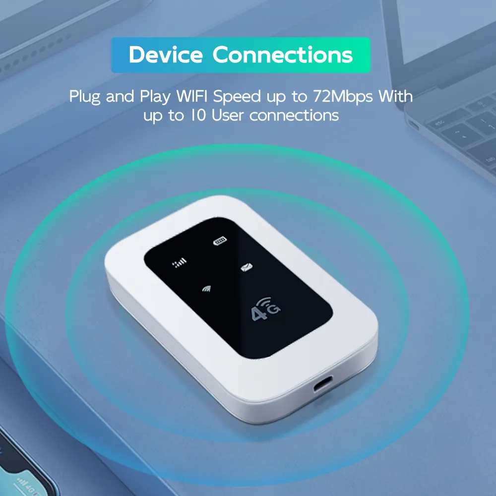 Mifis 4g lte routeur carte sim mini routeur poche hotspot portable wifi fréquence logiciel personnalisable esim mifis routeur