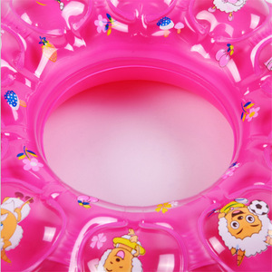 ห่วงยางว่ายน้ำการ์ตูนสำหรับเด็กแบบเป่าลม 2 ชั้นหนาพิเศษสำหรับเด็กใช้ในสวนน้ำ - Product Image 2