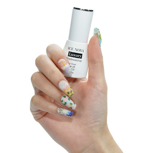 Esmalte en Gel Artístico ICE NOVA Libre de Hema/TPO/HPMA, Esmalte en Gel de Marca Privada, Pintura de Color Removible con Textura Tallada 3D - Product Image 6