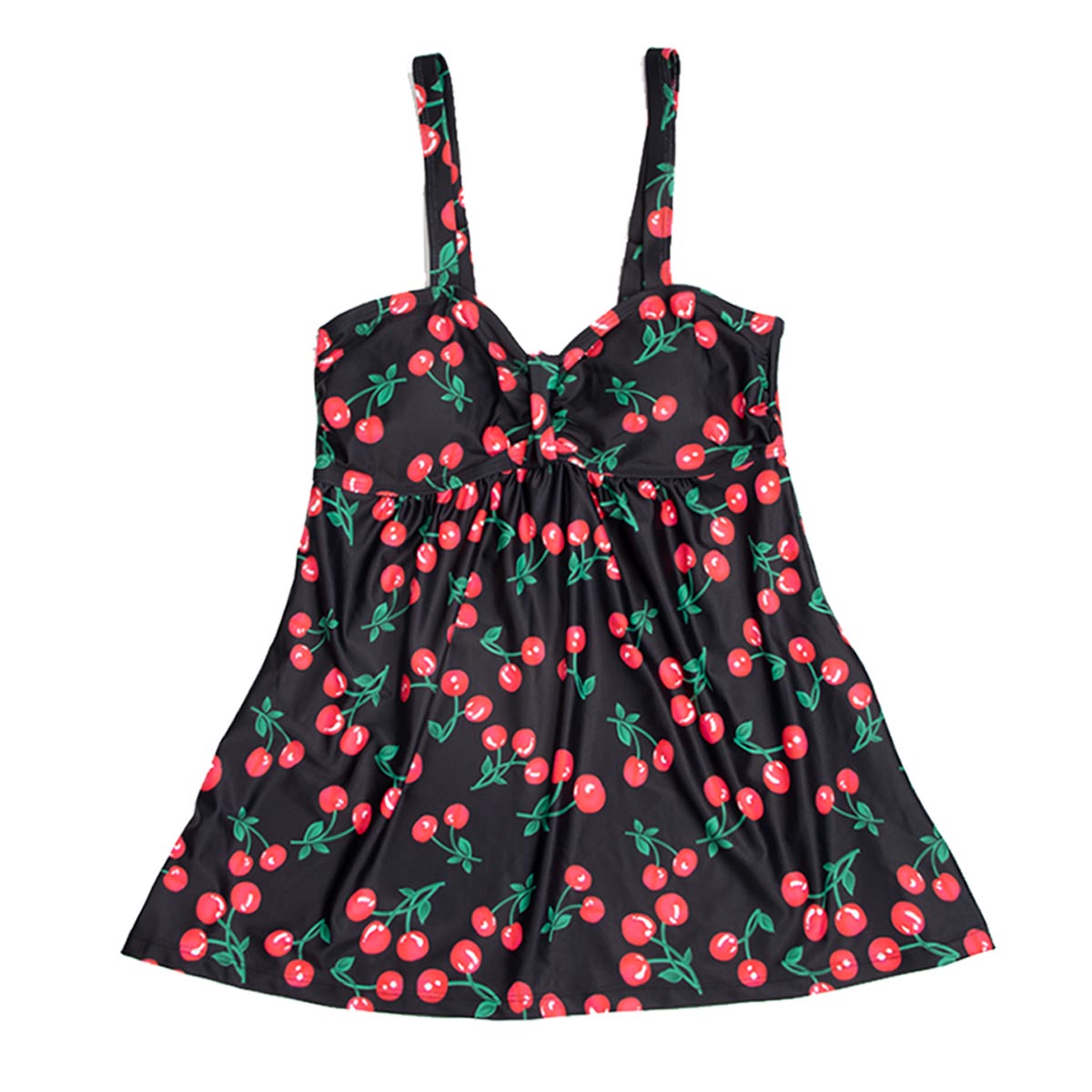 Elegant charming cherry printed swimsuit. hot sale fashion two piece swimsuit