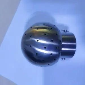 Stainless steel cleaning ball bolted fixed for sanitary food beverage equipment