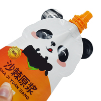 Op maat gemaakte ontwerp-drukwerk UV-effectdruk Spout Top Spout Pouch voor dranken, sappen, vloeistoffen, plastic verpakkingen, Mylar zakken