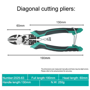 Dụng cụ cầm tay đa chức năng cắt Kìm thiết lập kết hợp dài mũi chéo kìm - Product Image 6