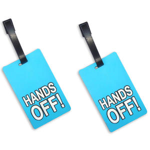 Étiquette de bagage en silicone PVC souple en caoutchouc 3D personnalisé avec logo pour cadeaux promotionnels et d'affaires - Product Image 4