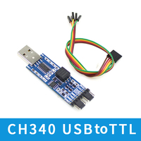 Módulo de puerto serie USB a UART FT232 CP2102 CH340 a módulo TTL con aislamiento de señal de alimentación nivel TTL 5V/3,3 V seleccionable