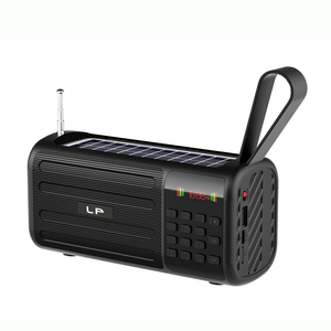 LP-V87 năng lượng mặt trời bảng điều chỉnh sạc mới đến xách tay Stereo Bass loa siêu trầm không dây BT Loa FM Radio woofer LED hiển thị Loa - Product Image 3